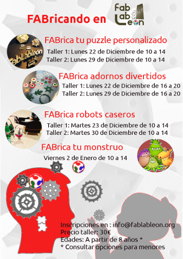 Talleres de Navidad en Fab Lab León