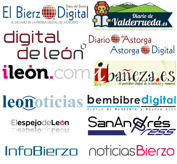 Varios de los medios digitales de comunicación de León y provincia que utilizamos como referencia