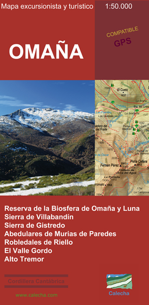 Omaña: Mapa Excursionista y Turístico 1:50.000