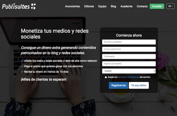 Monetiza tus medios y redes sociales